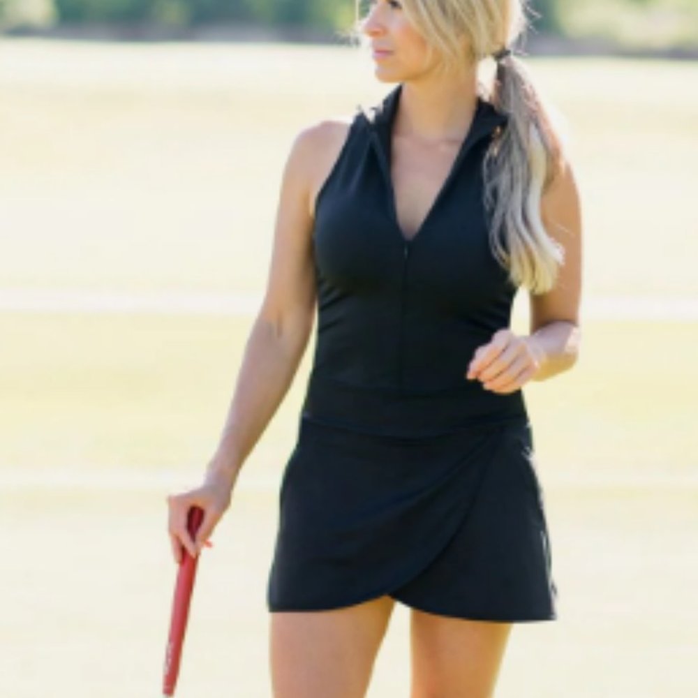 Olaya Black Golf Dress - Worn 3 times!
